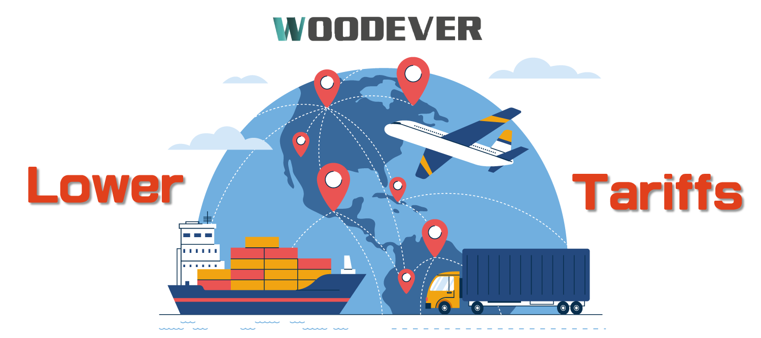 WOODEVER Móveis Vietnã ajuda fabricantes globais B2B a resolver o problema das tarifas de exportação.